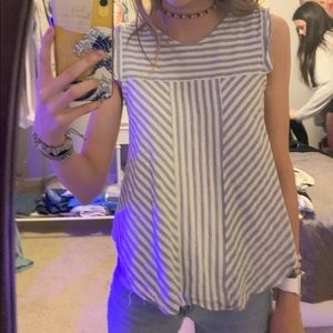 4/$25 Striped tank top!!